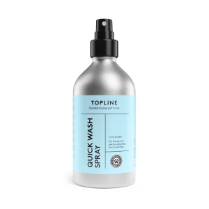 Topline Quick Wash -kissan ja koiran kuivashampoo 250 ml