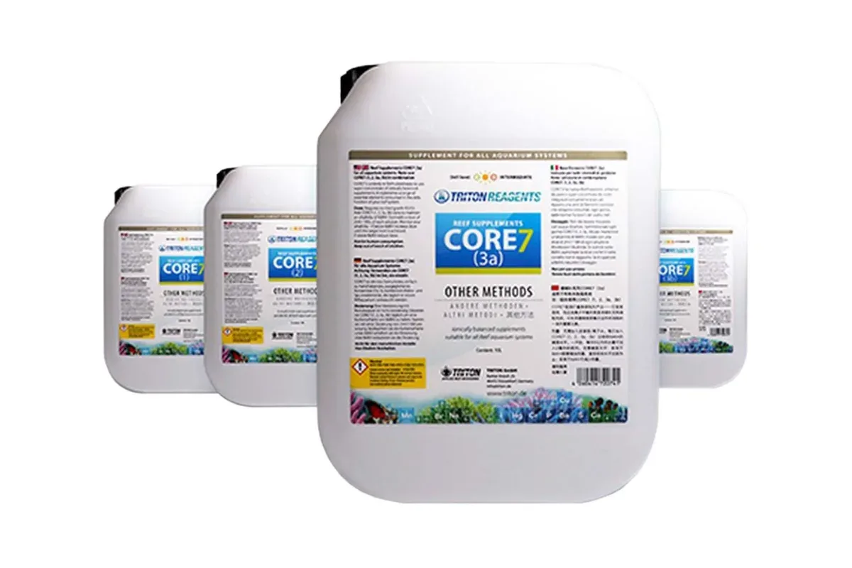 Triton Core 7 Reef Supplements Bulk Liquid Set 4×5 liters