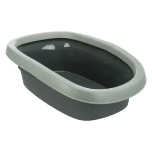 Trixie Be Eco kissan kuivikekori Carlo reunalla varustettuna L 58 x L 38 x K 17 cm