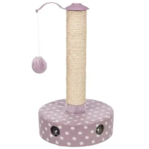 Trixie Junior Fleece -raapimistolppa lila / valkoinen