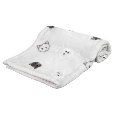 Trixie Mimi peitto pehmeästä plösöstä, vaaleanharmaa L 70 x L 50 cm