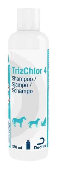 Trizchlor 4 Shampoo – Klooriheksidiiniä sisältävä shampoo 230 ml