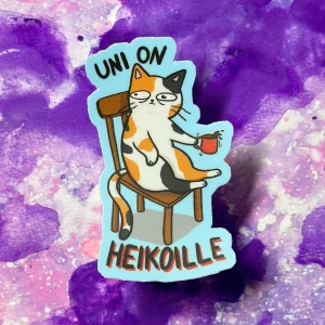 Uni on heikoille – Säänkestävä tarra
