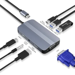 USB 7 Docking Station Hub