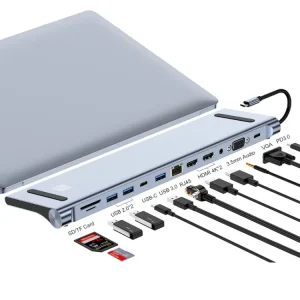 USB Docking Station Adapteri 12