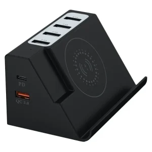USB latausasema QI 6 Ports
