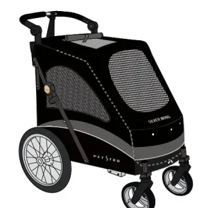 Vaihtokangas Petstro 705GT & 703GX rattaisiin, Musta-Harmaa