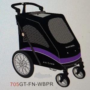 Vaihtokangas Petstro 705GT rattaisiin, Musta-Lila