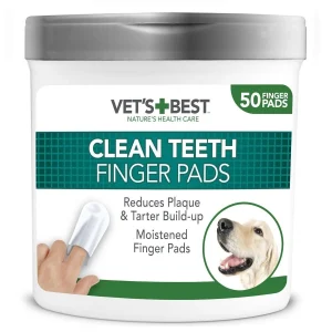 Vet’s Best Clean hampaidenpuhdistuslaput 50 kpl
