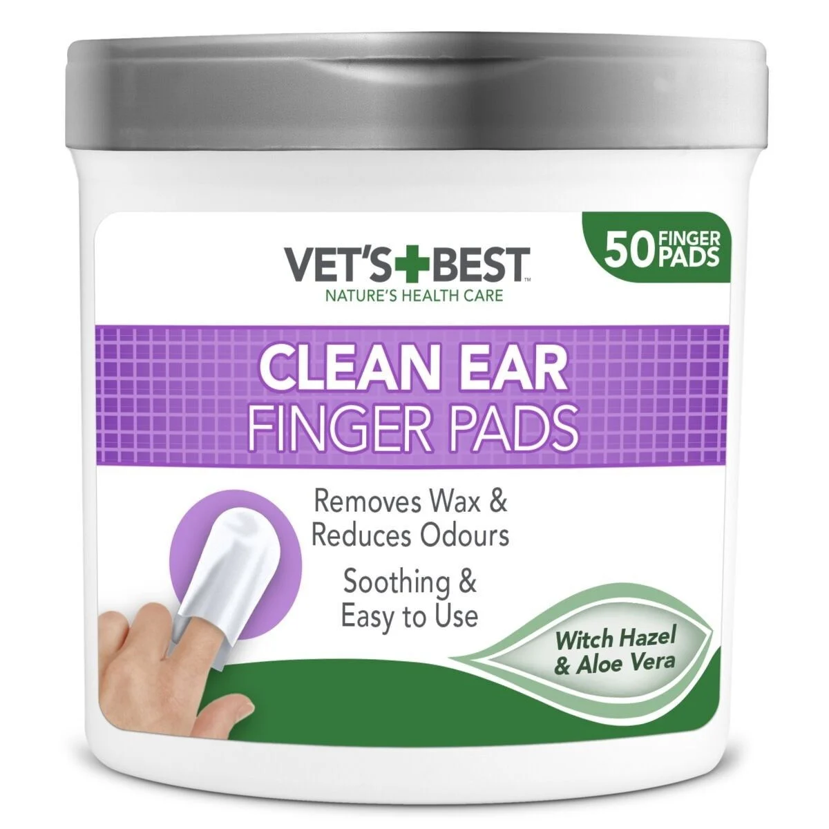 Vet’s Best Clean korvienpuhdistuslaput 50 kpl