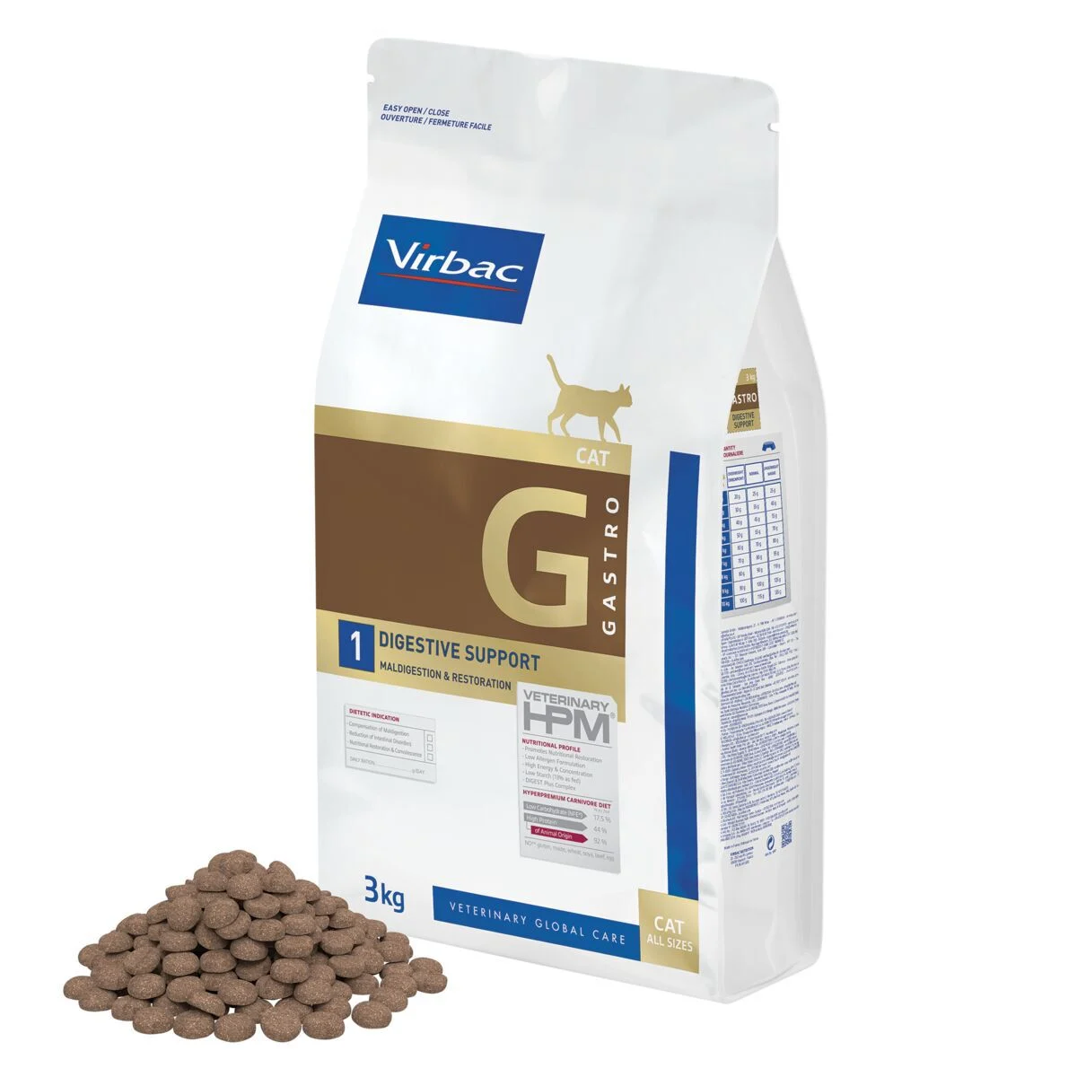 Virbac HPM Cat G1 Gastro Digestive Support