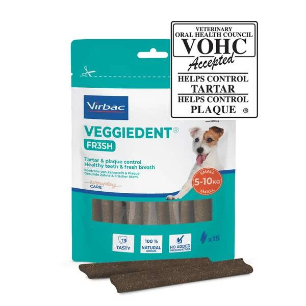 Virbac Veggiedent Fr3sh 5-10kg S 15kpl/228g - Image 2