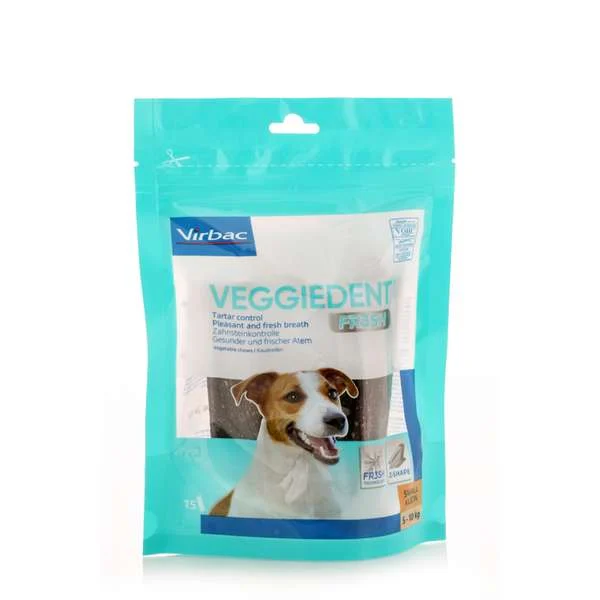 Virbac VeggieDentFr3sh makupalat 5 – 10 kg, 15 kpl