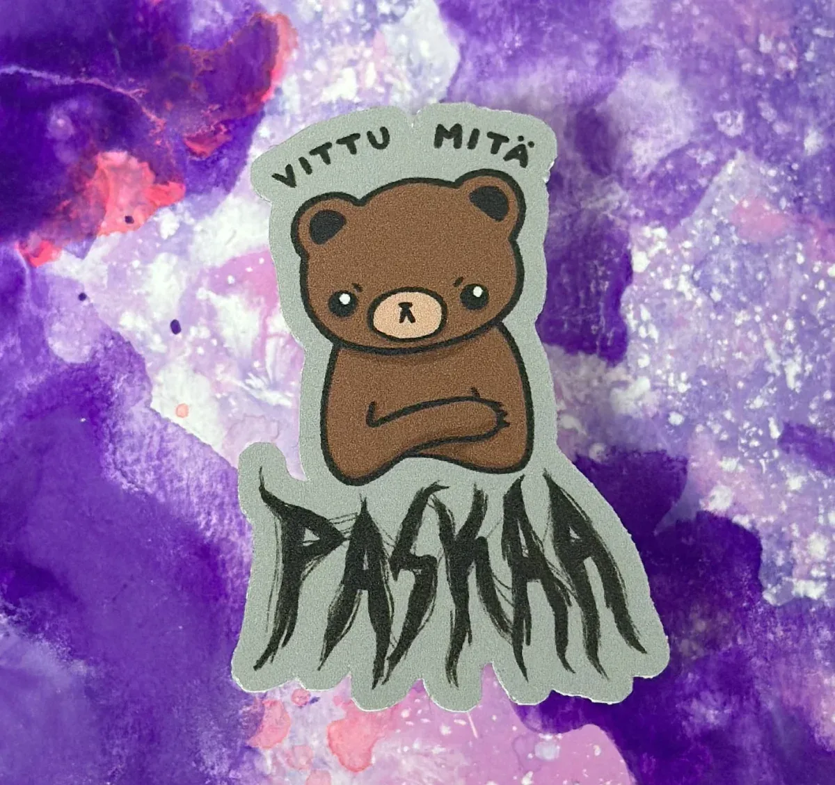 Vittu mitä paskaa – Säänkestävä tarra