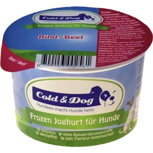 VoH Frozen Yogurt Organic Beef Cups 100ml