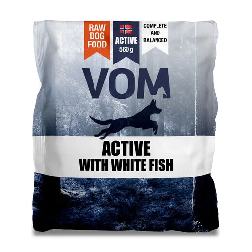 VOM active valkoinen kala pulla 0,56kg