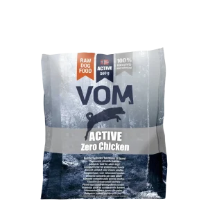 VOM Active Zero Chicken / Kanaton raakaruokapullat 15 x 560 g (laatikko)