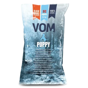 VOM Puppy raakaruokapullat koiranpennuille, 4 x 2,5 kg