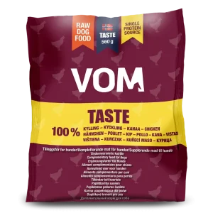 VOM Taste Kana raakaruoka pullat 560g (VOM pakastin)