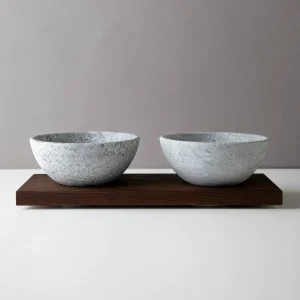 Vuolukivinen design kulhosetti