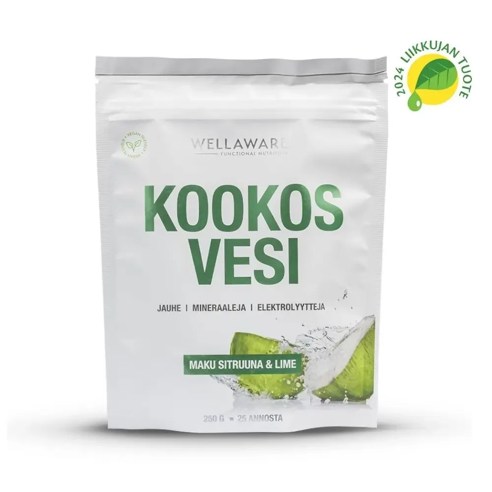 Wellaware kookosvesijauhe Sitruuna / Lime 250g