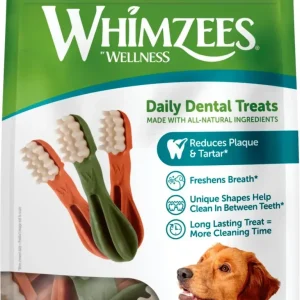 Whimzees hammasharja purutikku L – 360g/6kpl
