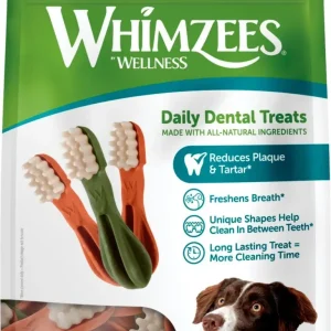 Whimzees hammasharja purutikku M – 360g/12kpl