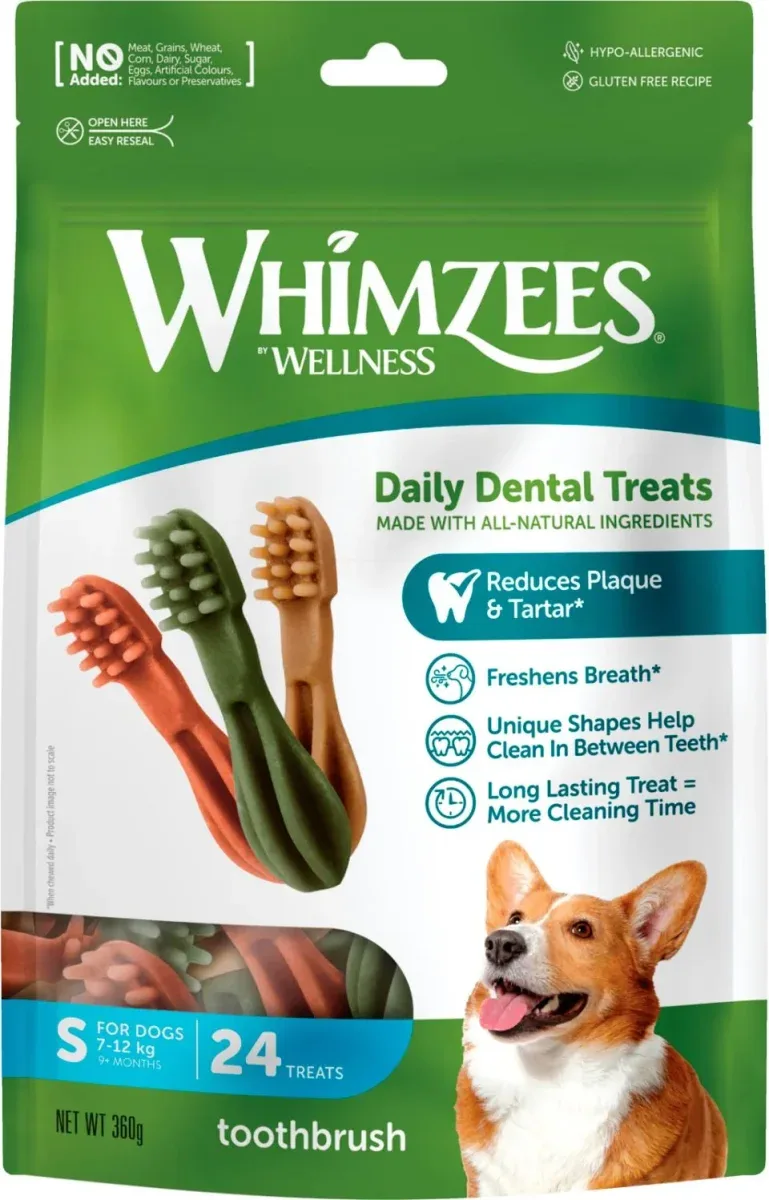 Whimzees hammasharja purutikku S – 360g/24kpl