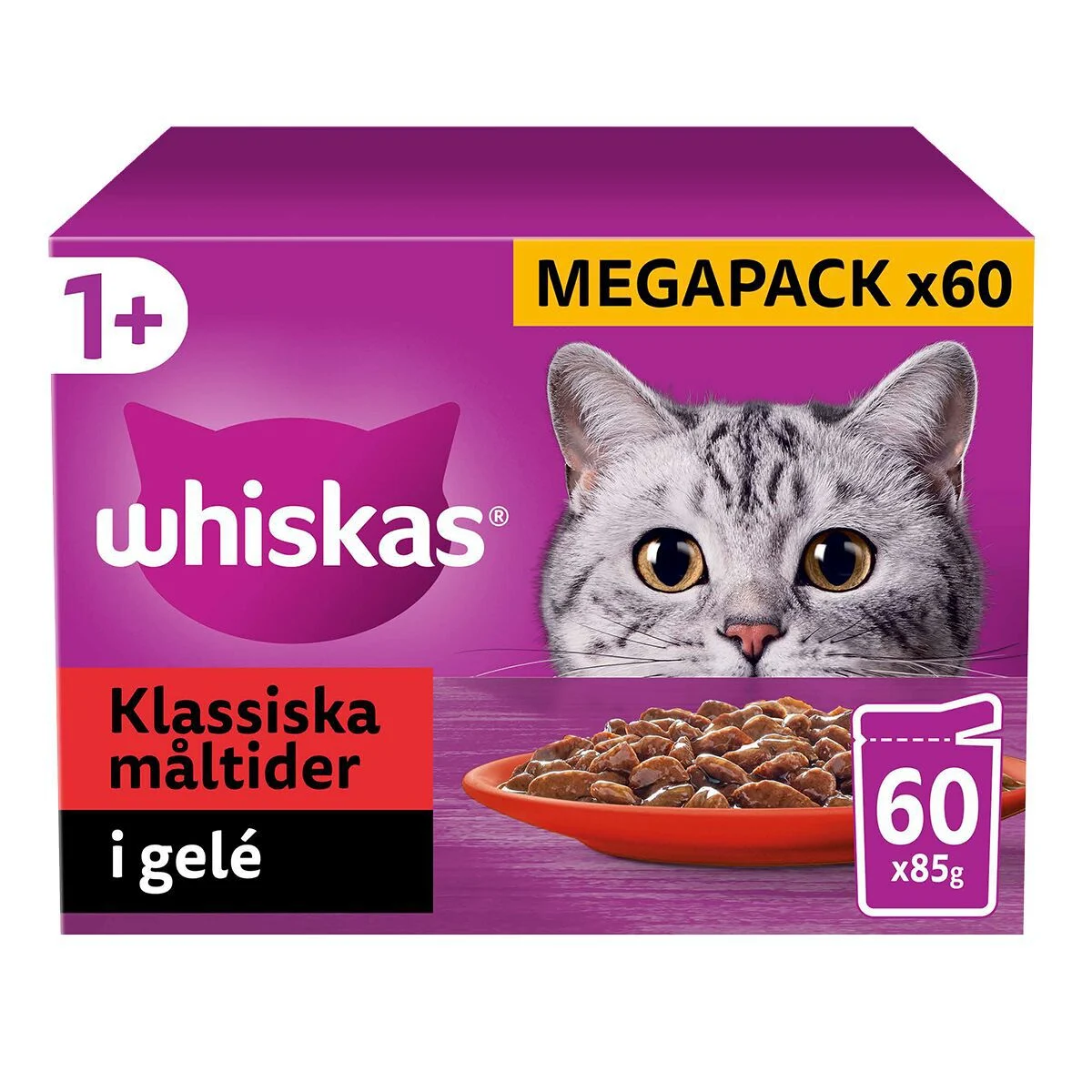 Whiskas Classic meals in jelly 60x85g
