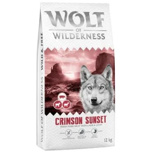Wolf of Wilderness Crimson Sunset karitsa & vuohi – viljaton 12 kg uusi resepti