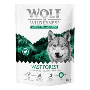 Wolf of Wilderness "Explore The Vast Forests" Weight Management – viljaton 400 g uusi resepti