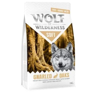 Wolf of Wilderness Soft - Gnarled Oaks - vapaana kasvanut kana & kani 1 kg