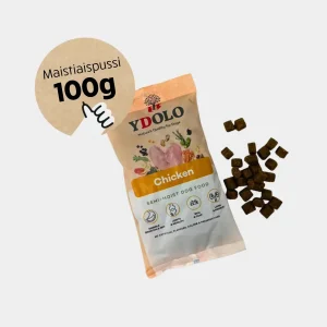 YDOLO Healthy & Pure Chicken – Puolikostea koiranruoka 100g