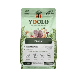 YDOLO Healthy & Pure Duck – Puolikostea koiranruoka