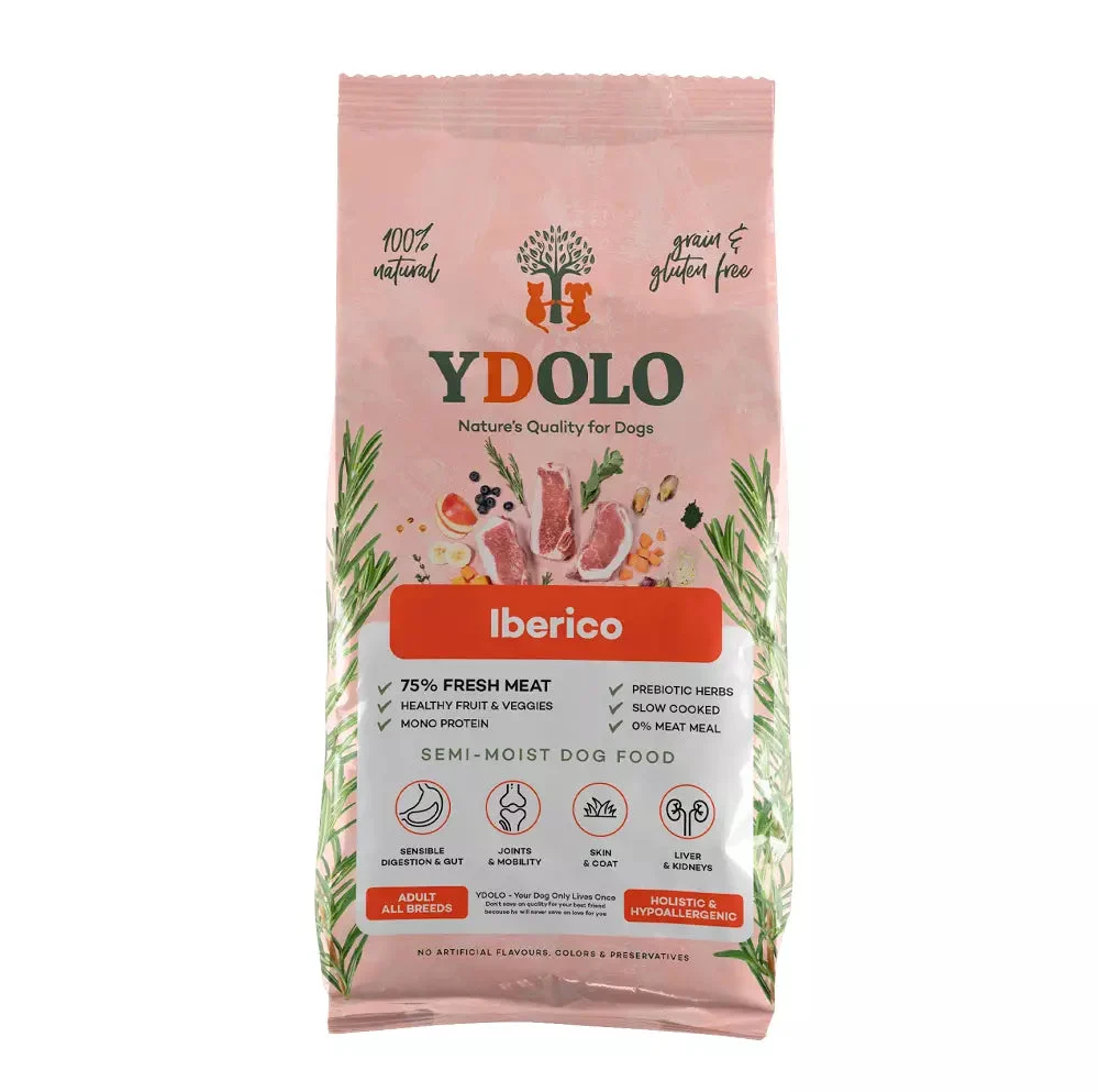 YDOLO Healthy & Pure Iberico – Puolikostea koiranruoka, 2.5 kg