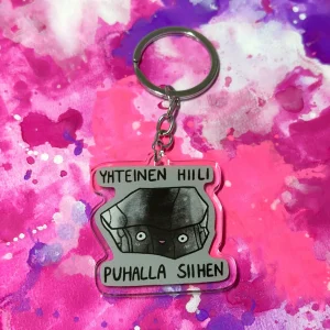 Yhteinen hiili, puhalla siihen – Avaimenperä