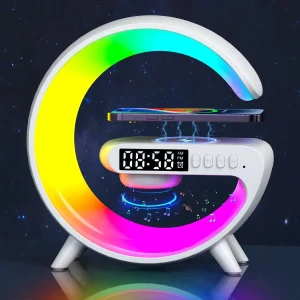 Yövalolamppu herätyskello RGB