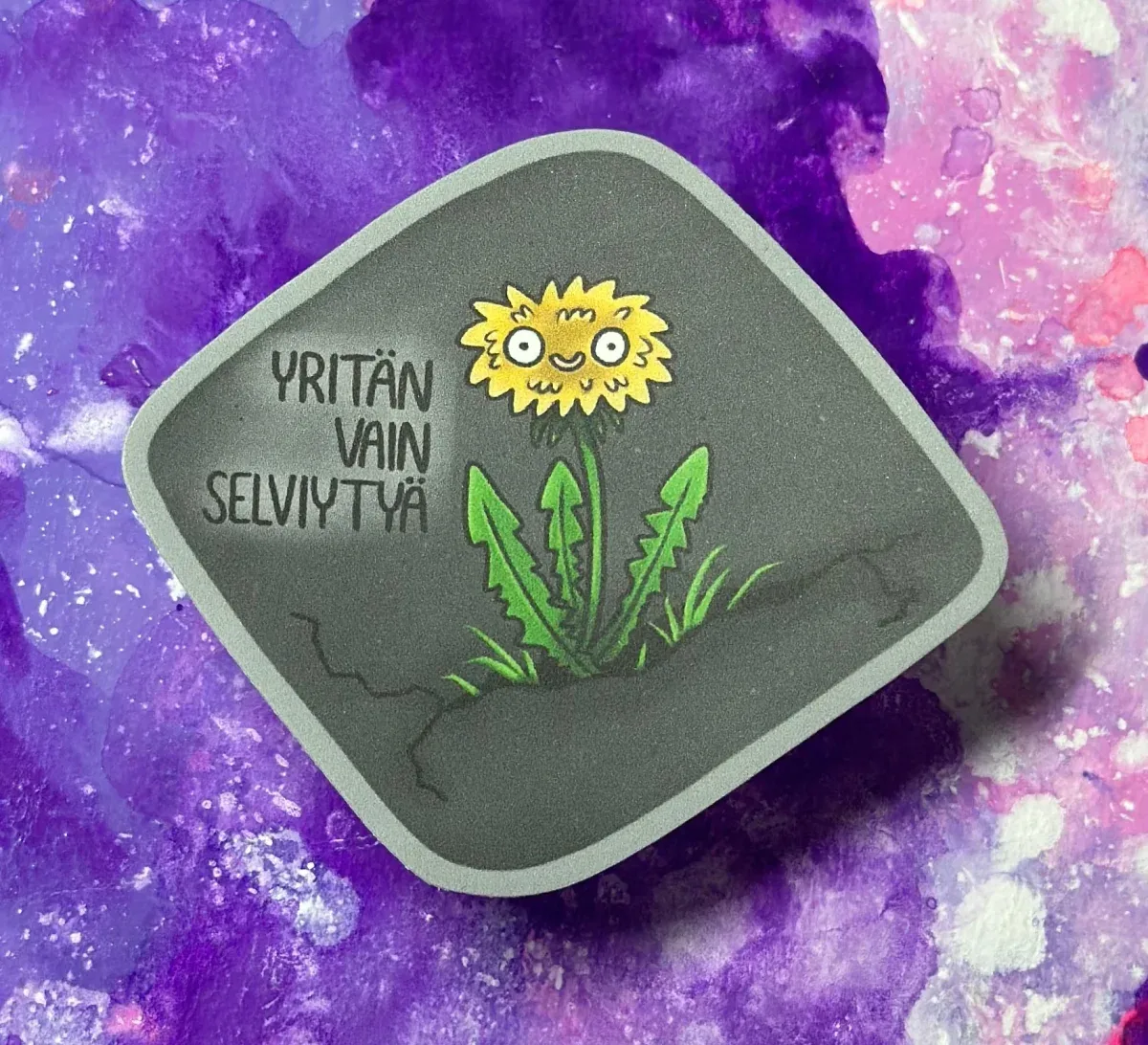 Yritän vain selviytyä – Säänkestävä tarra