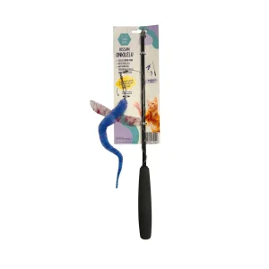 Yugie Toys Onkilelu + 1 kpl Lentomatonen Kissasyötti, kirjava violetti