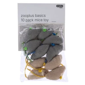 zooplus Basics -kissanlelusetti hiiret 10 kpl:n pakkaus