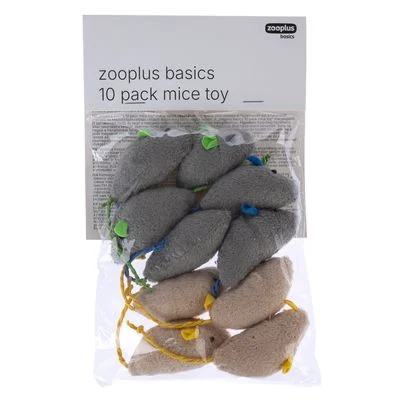 zooplus Basics -kissanlelusetti hiiret 10 kpl:n pakkaus