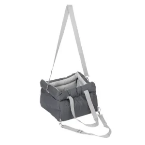 zooplus Basics koiran autopenkki, harmaa P 45 x L 41 x K 29 cm