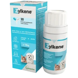 Zylkene 15-60kg, koirille ja kissoille <10kg (30 kapselia)