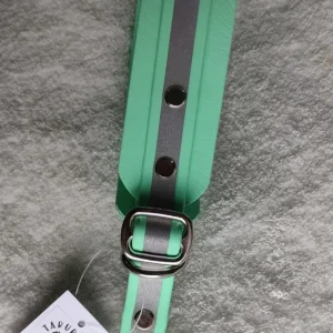 🍀 VALMISTUOTTEET 🍀 Heijastavat puolikiristyvät Biothane®-kaulapannat 38mm